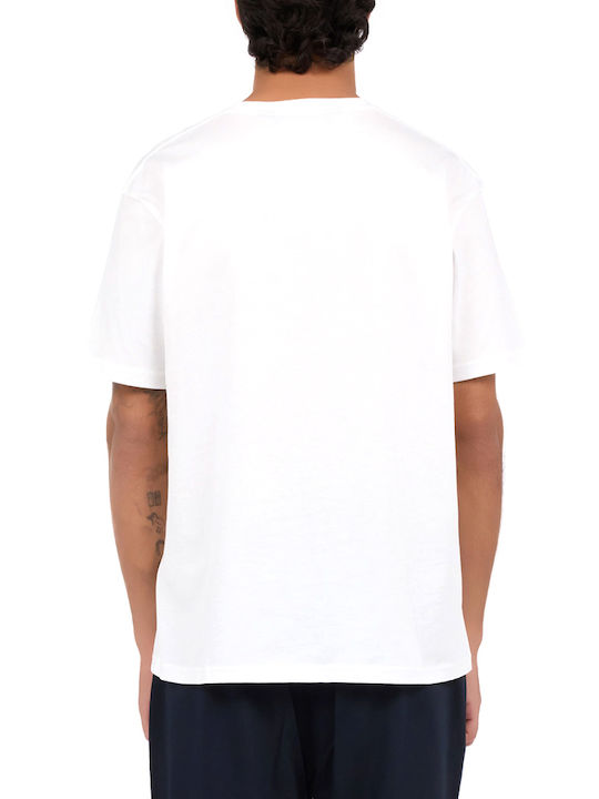 Just Cavalli T-shirt Καφέ, Λευκό, Πορτοκαλί