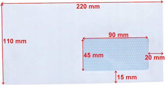 D'laros Set Mailing Envelopes A4 With Peel And Seal 100 Pieces White