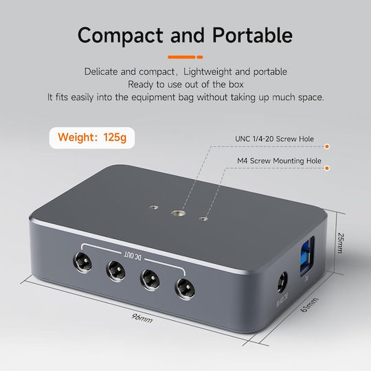 USB хъб 6 Порта USB 3.1 с USB-A