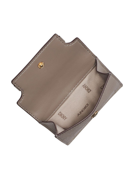 Avril Leather Women's Card Wallet Brown