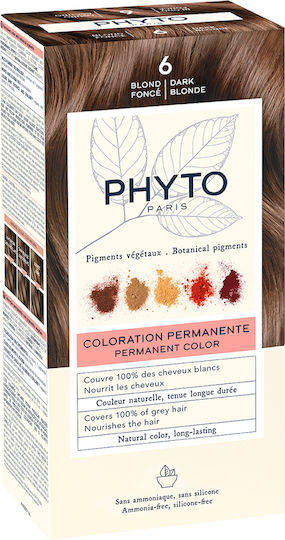 Phyto Phytocolor Боя За Коса Без Амоняк 6.0 Тъмно Рус 50ml