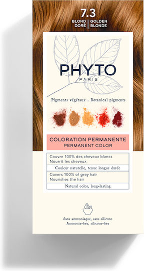 Phyto Phytocolor Haarfärbemittel Kein Ammoniak 7.3 Blond Gold 50ml