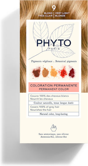Phyto Phytocolor Hair Dye No Ammonia 9.0 Very Light Blonde 50ml