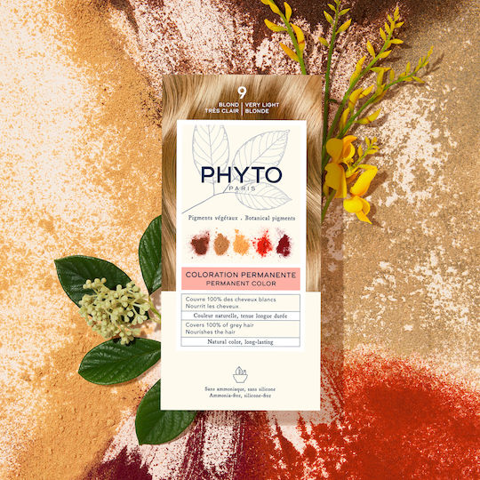 Phyto Phytocolor Hair Dye No Ammonia 9.0 Very Light Blonde 50ml