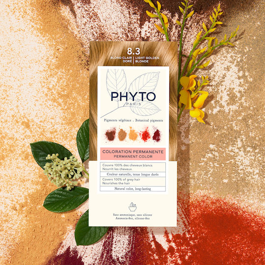 Phyto Phytocolor Hair Dye No Ammonia 8.3 Light Golden Blonde 50ml