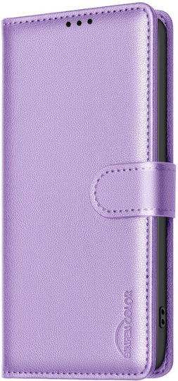 Husă Xiaomi 17t Pro 5g Binfen Color Bf32 Flip Portofel Piele Artificială Pu Tpu Violet Rfid Wallet Stand