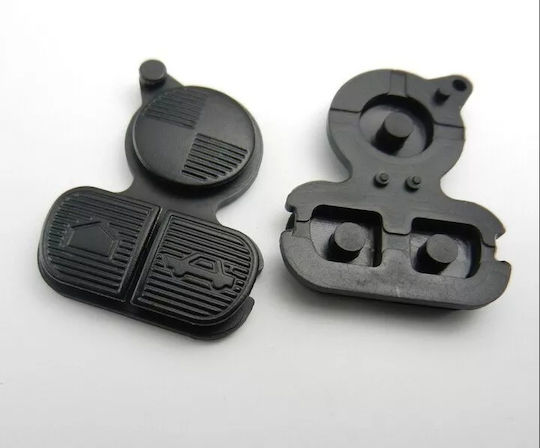 Techstar Autoschlüssel Schutzhülle Gummimembran Pad 3 Tasten Bmw Kompatibilität E36 E38 E39 E46 Z3 Z4 X3 X5 Serie 3 5 7