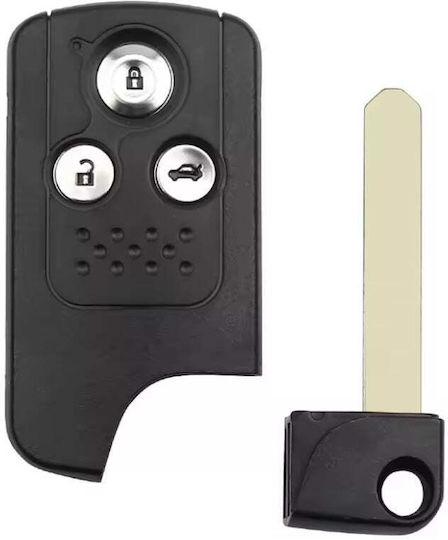 Techstar Husa Pentru Chei Auto 3 Butoane Compatibil Honda Accord Civic Cr-v Hr-v Proximity Hon66 Blade
