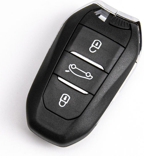 Techstar Husa Pentru Chei Auto 3 Butoane Compatibil Citroen C2 C3 C4 C5 Berlingo Jumper Jumpy Xsara Hu83 Blade
