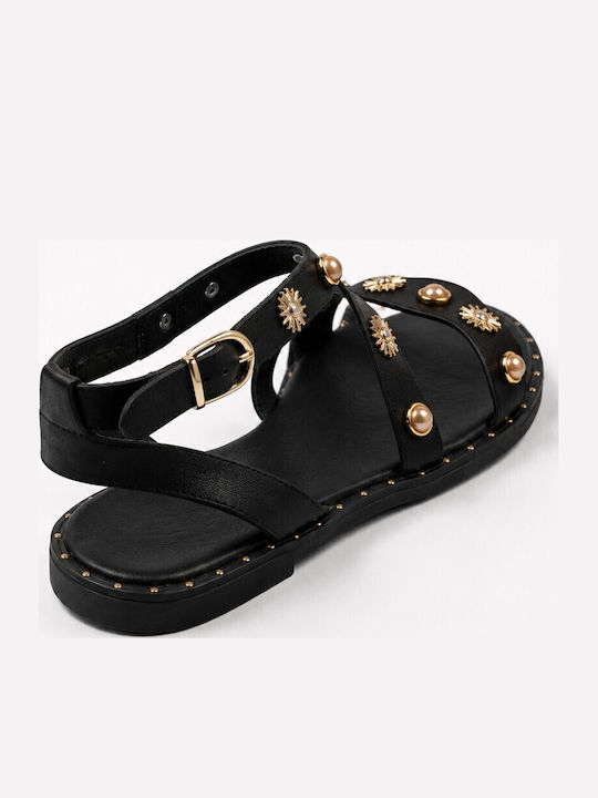 Women's Flat Sandals Black