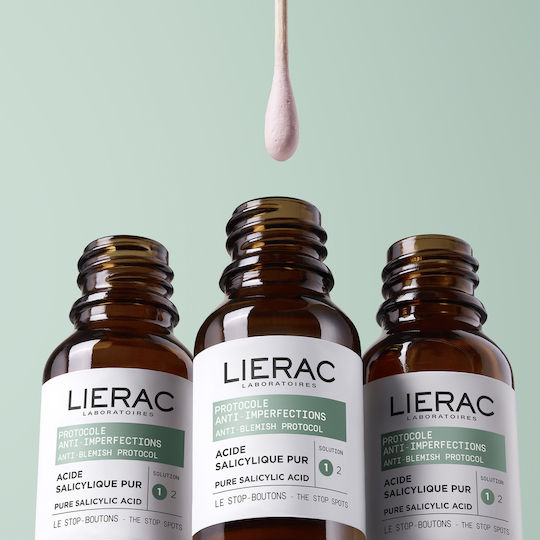 Lierac Protocole Solution 1 Soothing & Moisturizing Serum Face with Salicylic Acid for Dark Spots & Acne 15ml