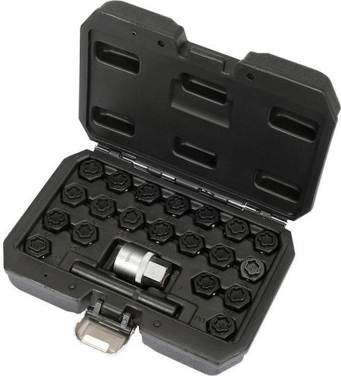 Set chei antifurt roți Bmw 22 piese Yato Yt-060303