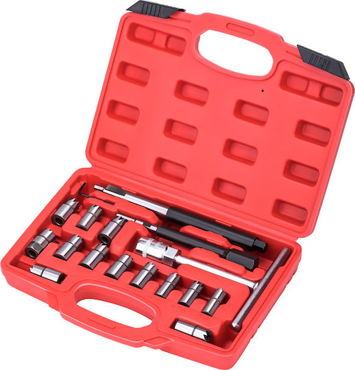 Injector Seat Cleaning Cutters 17pcs Kd12504