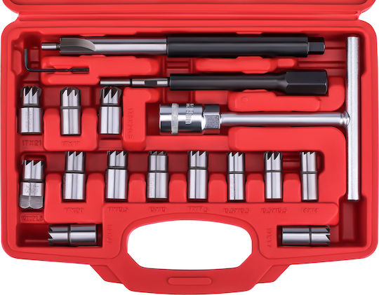 Injector Seat Cleaning Cutters 17pcs Kd12504