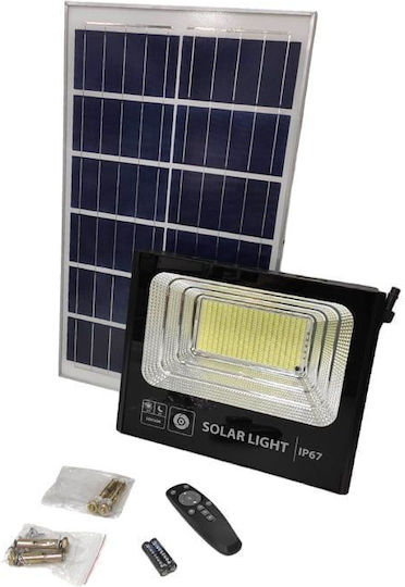 Στεγανός Ηλιακός Προβολέας LED 400W Ψυχρό Λευκό 6500K με Τηλεχειριστήριο IP67