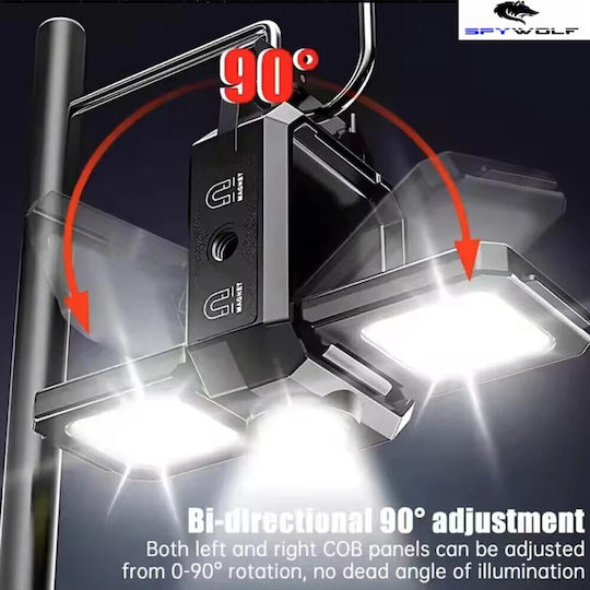 Spywolf Mini Ultra Strong LED Waterproof Multipurpose COB Rechargeable Flashlight Type-C Port 6 Pcs TC-563