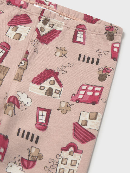 Kids Set with Leggings Winter 2 Pieces Burgundy