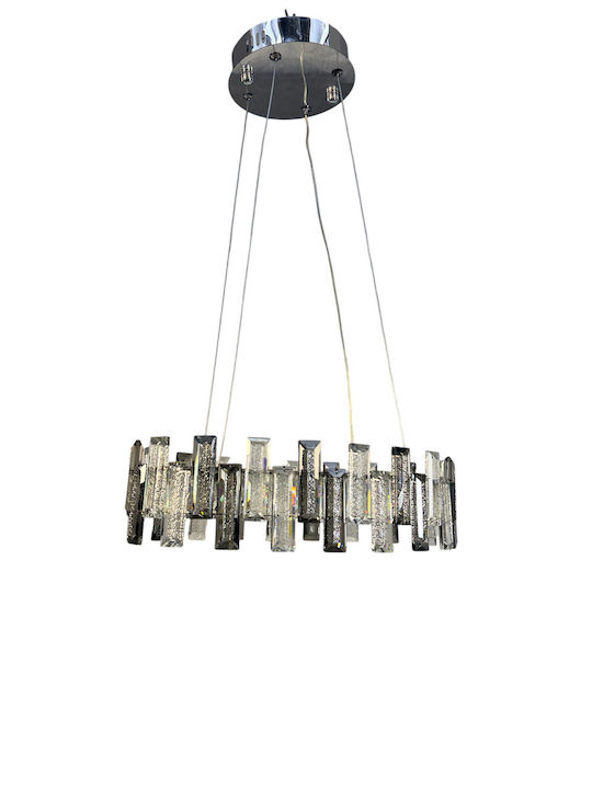 Epiplo-Fos Adjustable Ceiling Light Transparent LED with Crystals 36x20cm