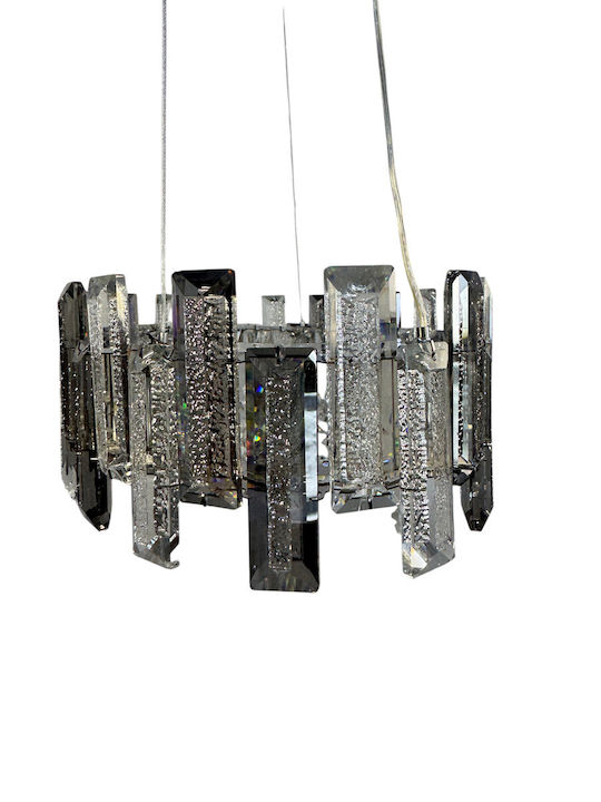 Epiplo-Fos Adjustable Ceiling Light Transparent LED with Crystals 36x20cm