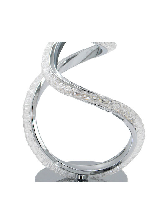 Keskor Metal Table Lamp LED with Silver Base