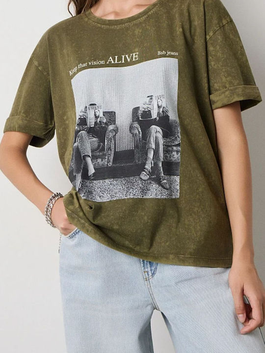 Women's T-shirt Khaki