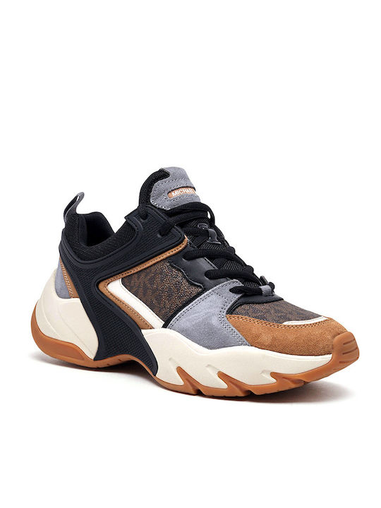 Michael Kors Männer Sneakers Braun Mehrfarbig