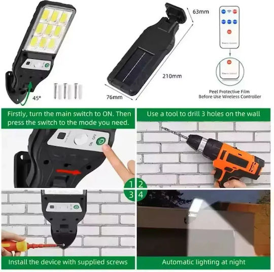 Led Solar Lights Motion Sensor 108 Cob Led Bright Solar 2 Pieces Tc-570