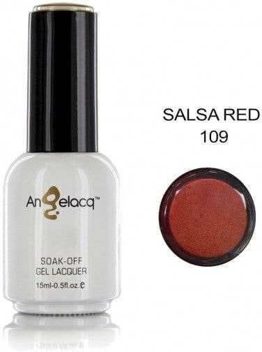 Angelacq Gel Nail Polish Salsa Red 109 15ml