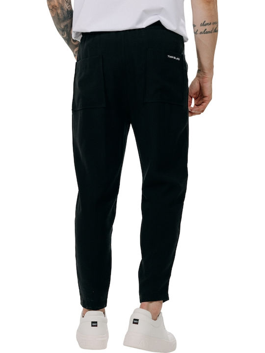 Men's Trousers Relaxed Fit Black