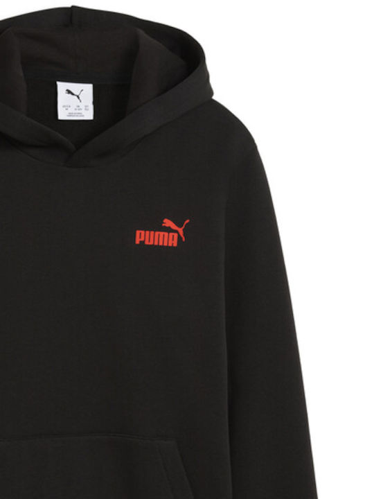 PUMA Hanorac pentru copii cu glugă Negru Ess Lab