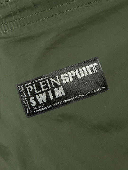 Men's Swimwear Shorts Green With Patterns