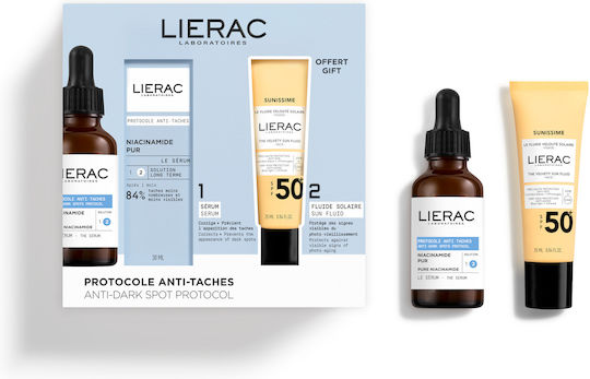 Lierac Sunissime Σετ με Αντηλιακό Προσώπου & Serum SPF50 2τμχ