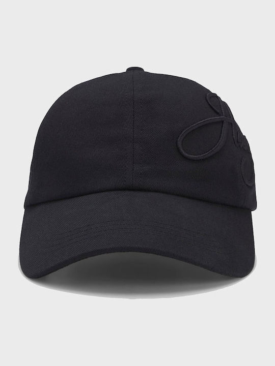 Hugo Logo-embroidered Cap In Cotton Twill Angye Black Hats Female Black 50566667-001