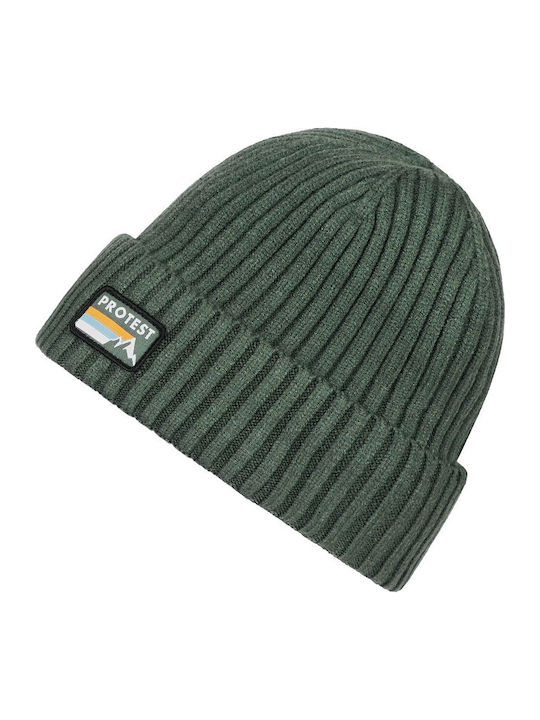 Men's Knitted Beanie Green Beanie