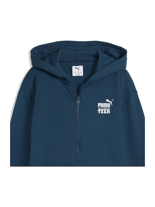 PUMA Cardigan Pentru Copii Albastru