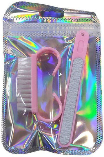 Manicure Cleaning Brush Set & Nail File