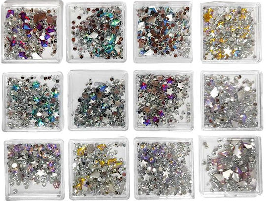 Nail Decorations Various Designs 12 Pieces Nail Decorations 12pcs