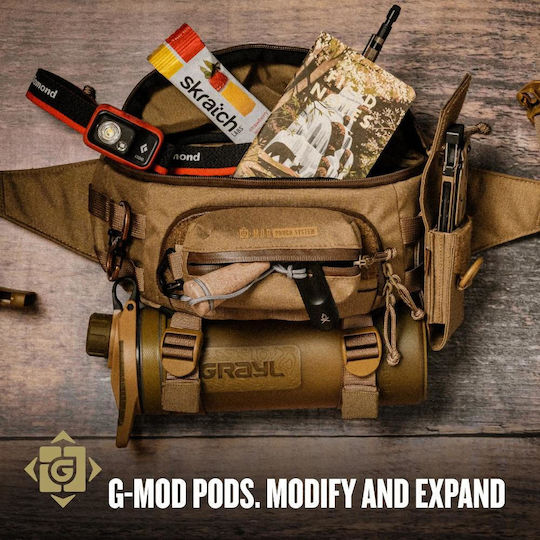 Husă G-mod Pod Pouch System Mic Negru Covert