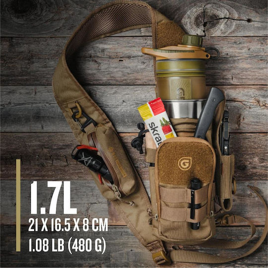 Grayl Geantă militară de umăr neagră 1.7lt