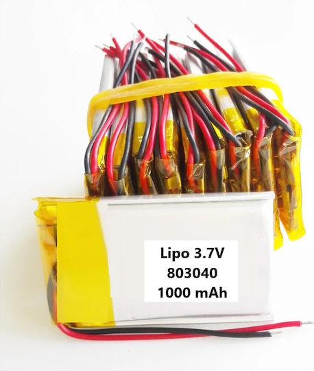 Panasonic Батерия Li-Po 3.7V 1000mAh 1S за RC превозно средство