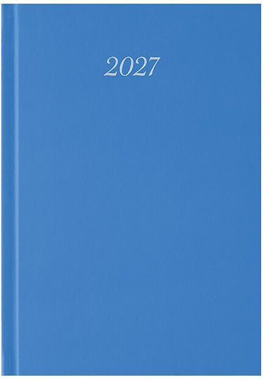 Λιναρδάτος Ημερήσιο Planner 2027 Μπλε 17x24εκ.