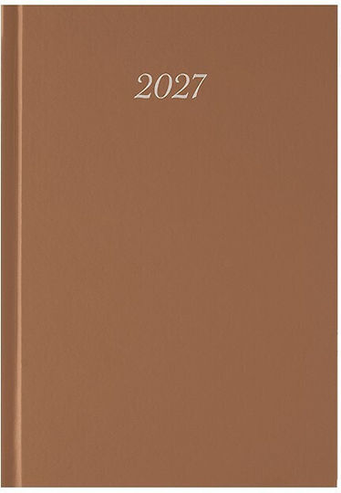 Λιναρδάτος Ημερήσιο Planner 2027 Μπλε 17x24εκ.