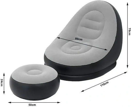 Verk Group Inflatable Grey Armchair