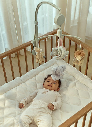 Little Dutch Cot Mobile with Music Safari Friends for Newborns