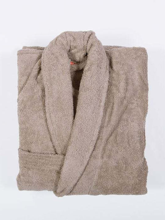 Nef-Nef Homeware Fresh Halat de baie cu guler Taupe