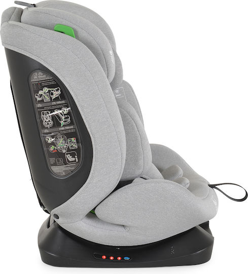 Moni Forza Столче за кола i-Size с Isofix Сив 9-36 кг