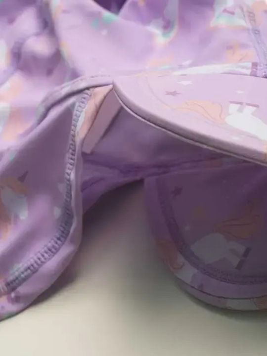 Losan Kids' Fabric Sunscreen Hat Purple
