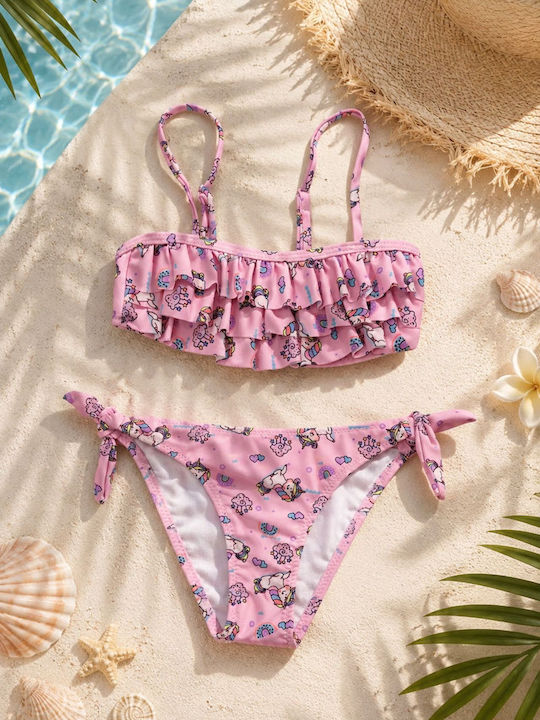 Esthisis Kids Bikini Swimwear Pink Esthisis Kids Bikini Swimwear Pink