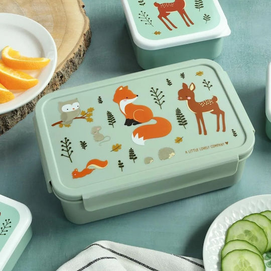 A Little Lovely Company Plastic Kids' Dinner Set 0.45lt