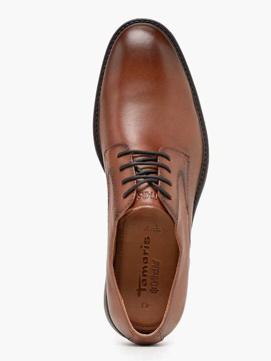 Leather Men's Casual Shoes Tabac Brown